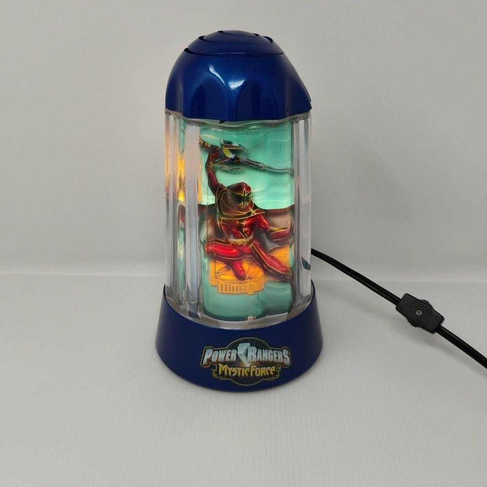 Vintage Rabbit Tanaka Power Rangers Spencers 3D Rotating Lamp - Tested & Working - Picture 3 of 10